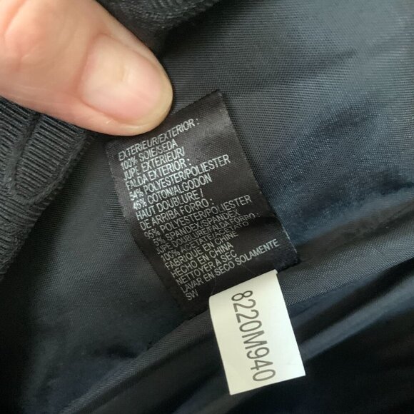 Tahari Arthur S. Levine Cocktail Dress Sheer Top Jacquard Skirt Black Size 2 - Picture 8 of 8